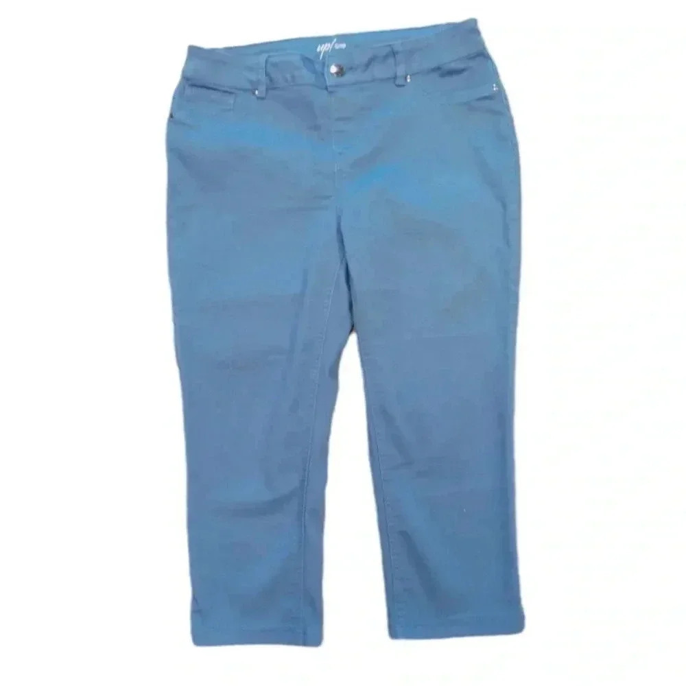 Up! Crop Blue Pants Size 12